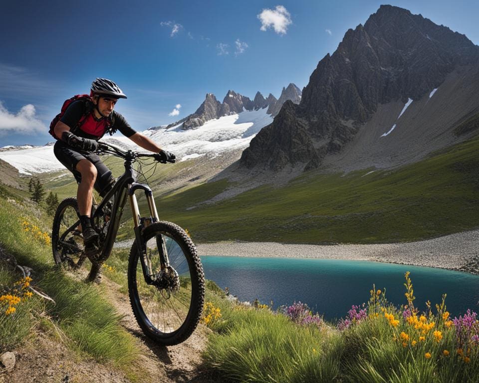 Mountainbiken in de Franse Alpen