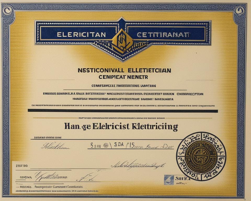 elektriciteitskeuring certificaat elektriciteitskeuring certificaat