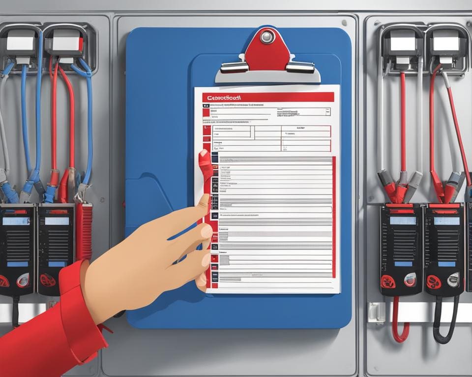 elektriciteitskeuring checklist