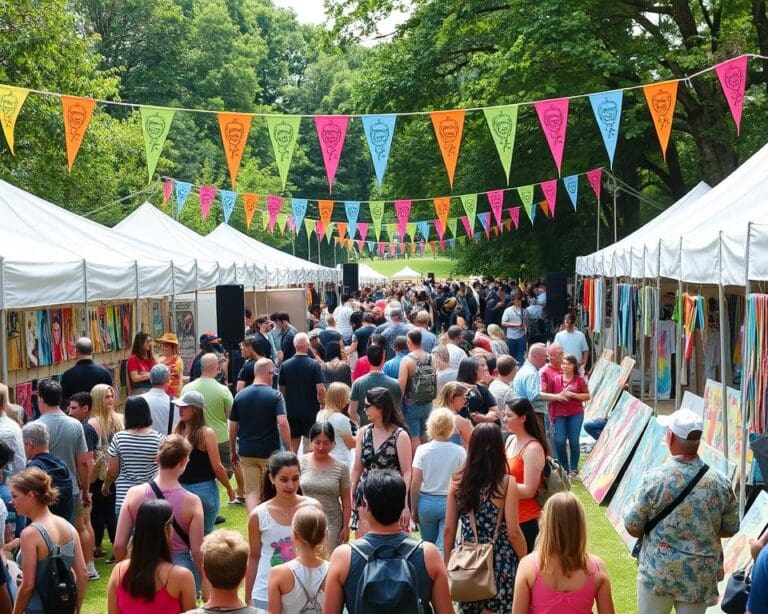 Festivaldag vol kunstinstallaties, livemuziek en workshops