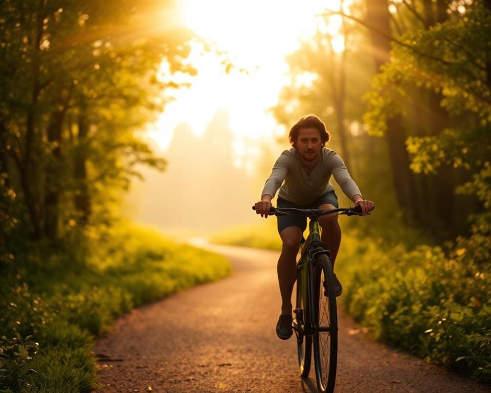 Helpt fietsen je hoofd leegmaken?