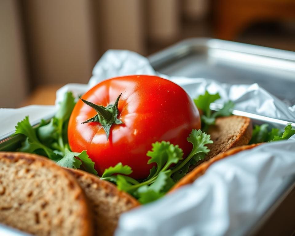 Hoe kun je warme tomaat makkelijk in je lunch verwerken?