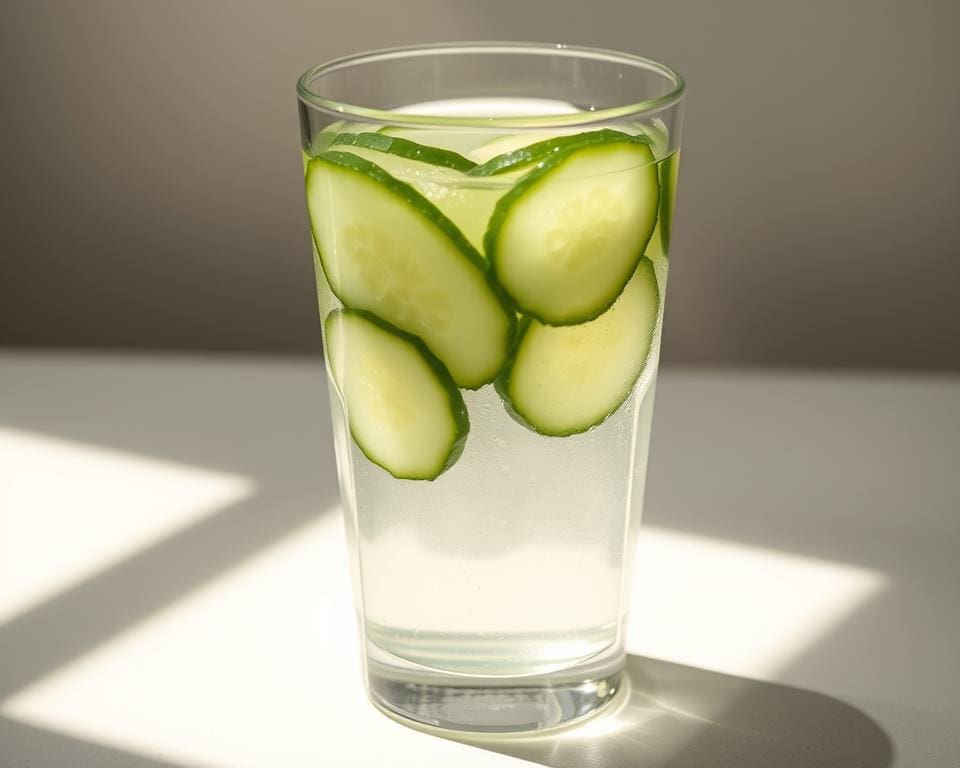 Is water met komkommer een detoxdrank?