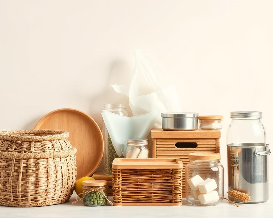 Wat zijn alternatieven voor plastic opbergdozen?