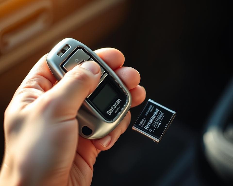 batterij vervangen autosleutel