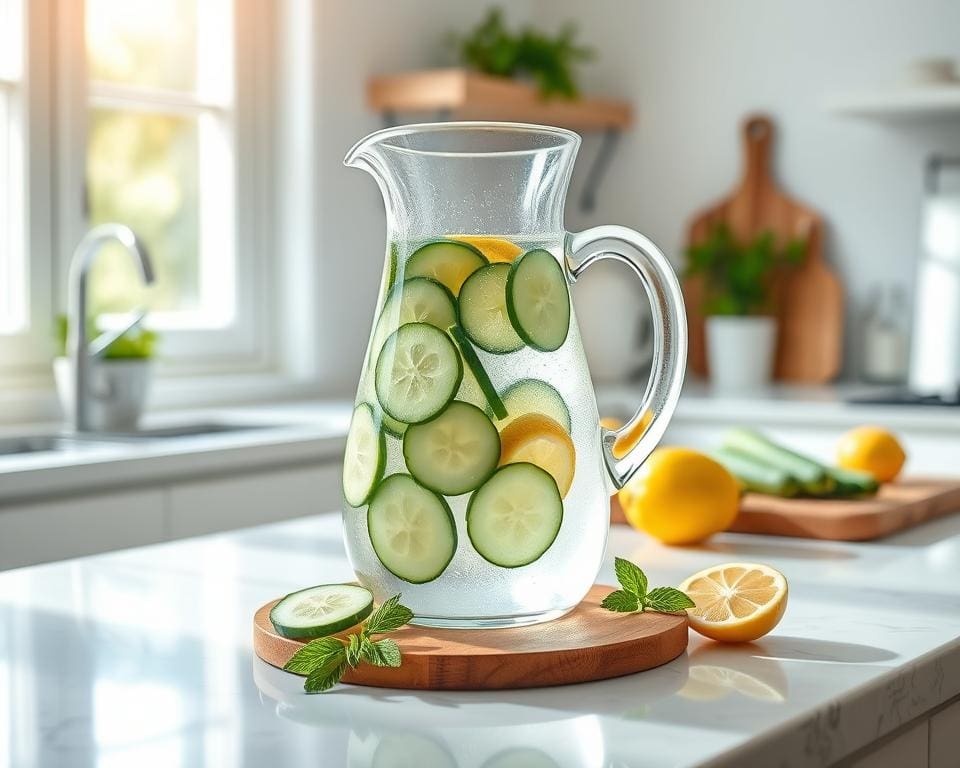 is water met komkommer een detoxdrank