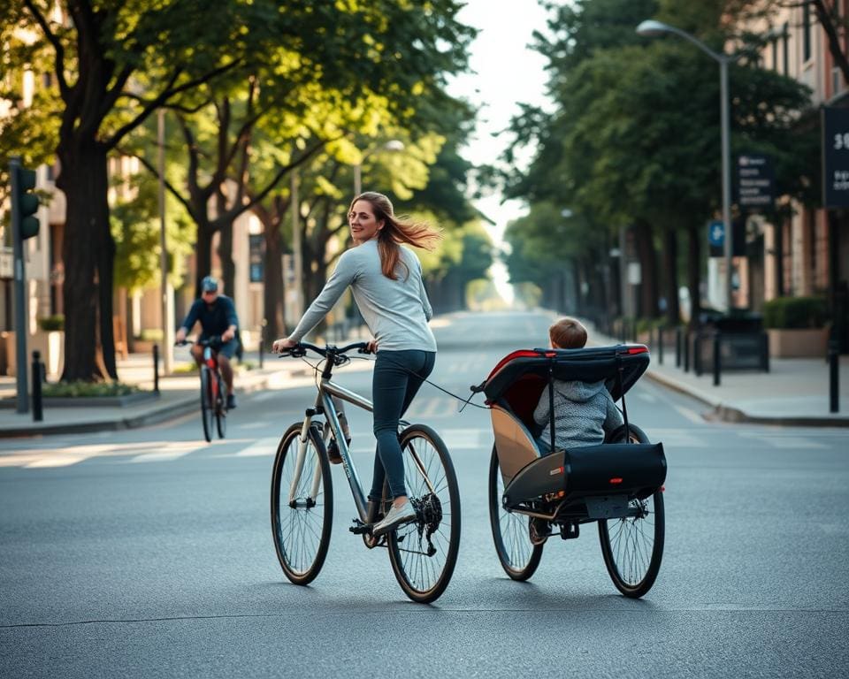 Hoe reis je met fiets en kind veilig door steden?