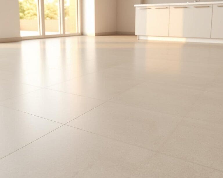 Een PVC-vloer die slijtvast en makkelijk te reinigen is