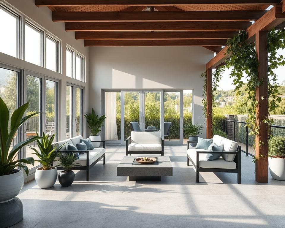 Hoe ontwerp je een energieneutrale veranda?