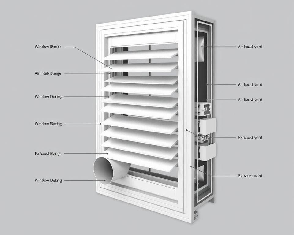 Hoe werken raamroosters bij mechanische ventilatie?