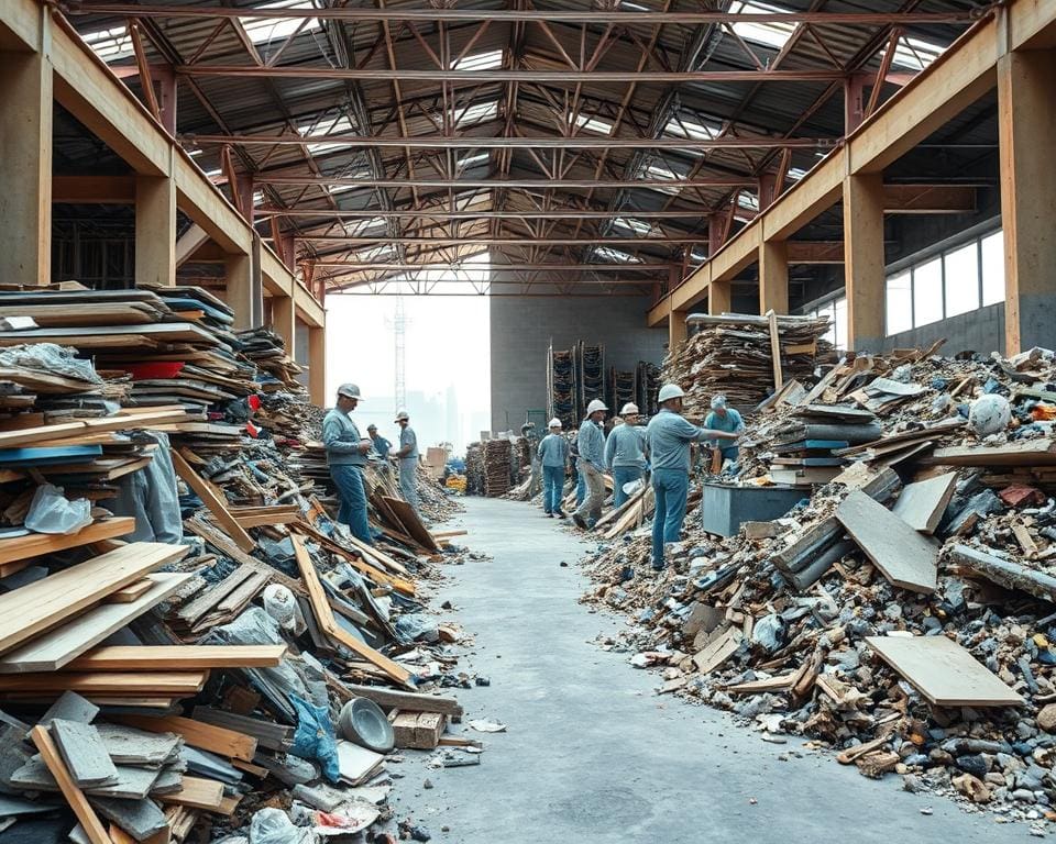 vermindering bouwafval