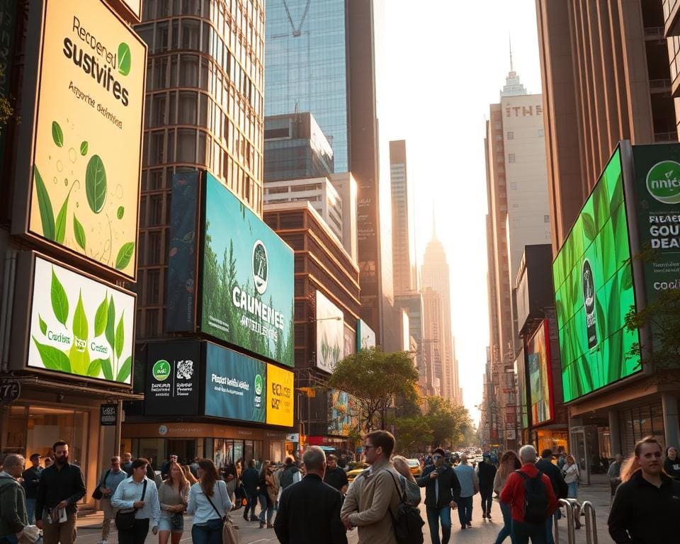 Wat zijn trends in duurzaam adverteren?