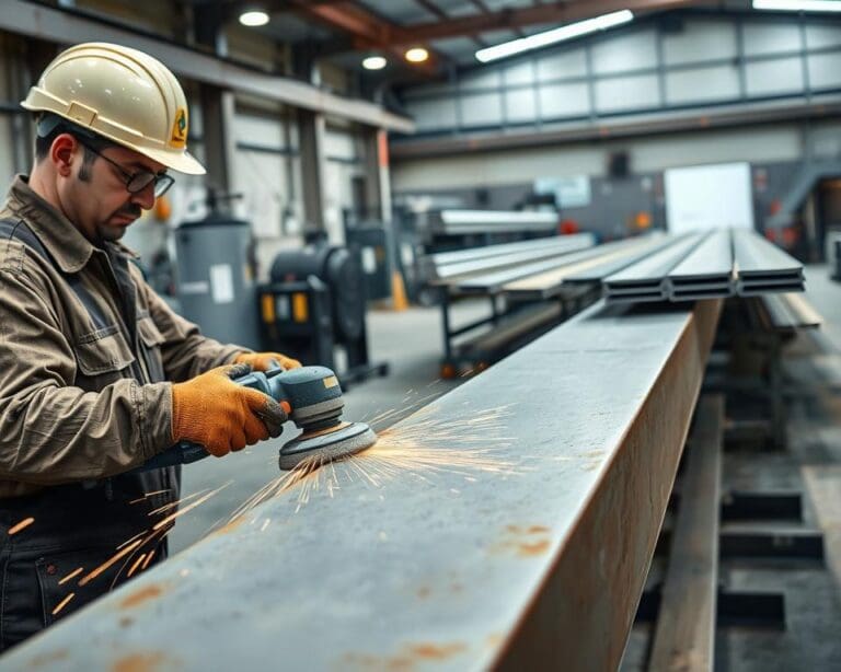 Hoe wordt constructiestaal voorbereid op coating?