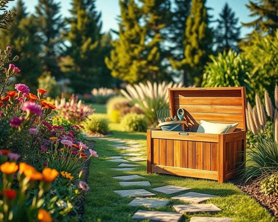 Wat maakt een opbergbox handig in de tuin?