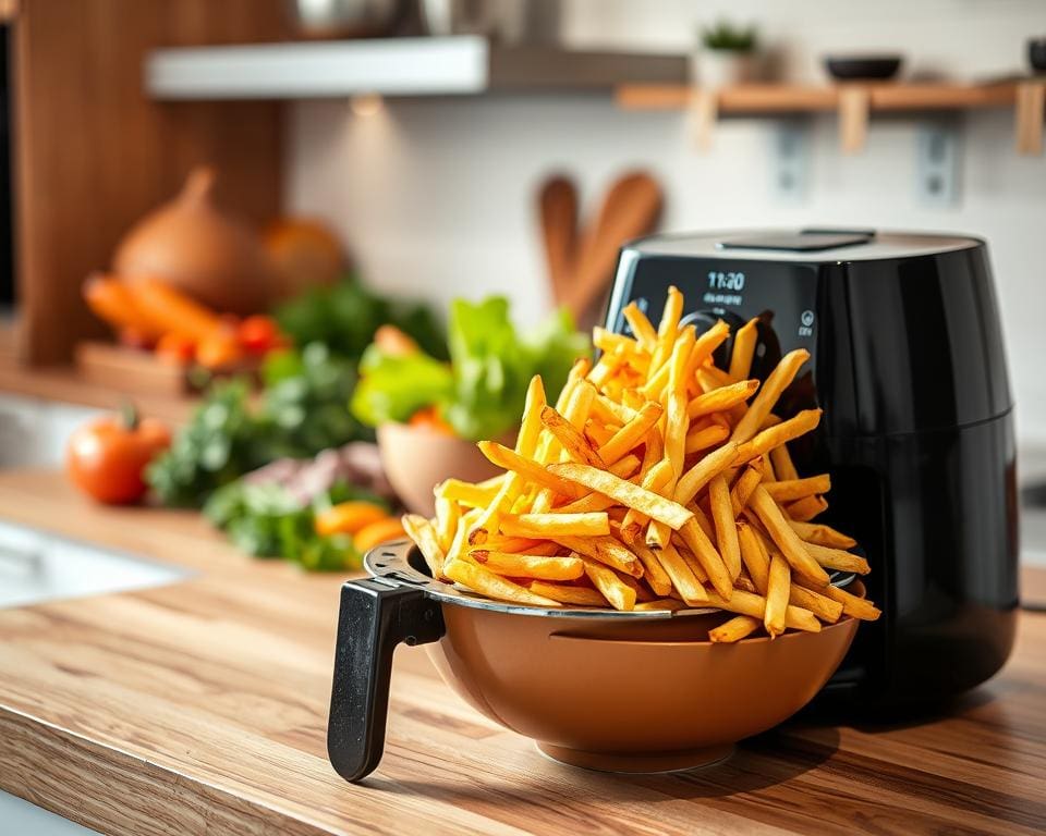 Welke airfryer is geschikt voor grote porties?