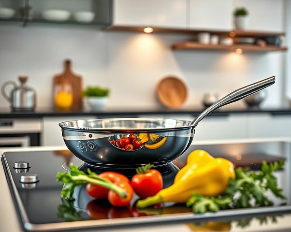 Welke inductiepan is geschikt voor hoge hitte?