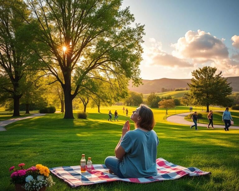 Hoe helpt buitenlucht bij ontspanning?