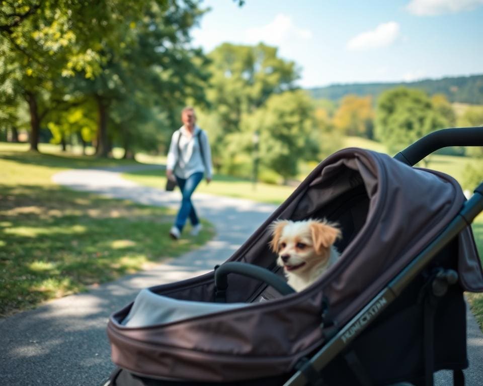 Waarom kiezen baasjes voor een hondenbuggy bij lange wandelingen?