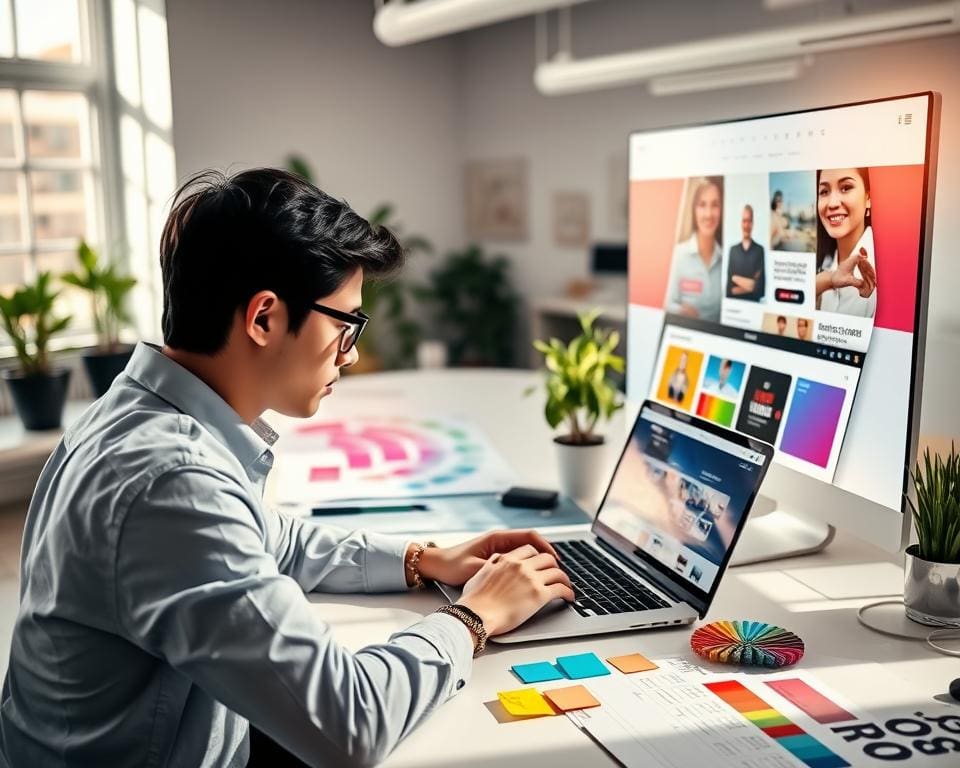 Wat doet een webdesigner precies?