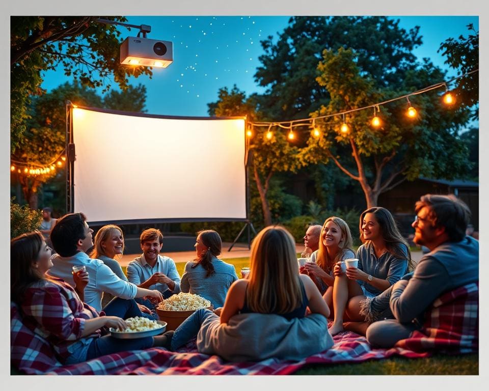 Waarom gaan mensen naar een openluchtbioscoop?