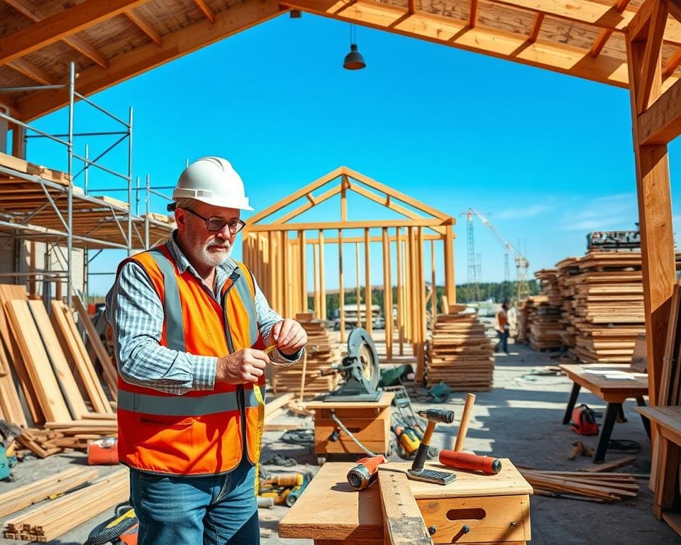 timmerman bouwplaats