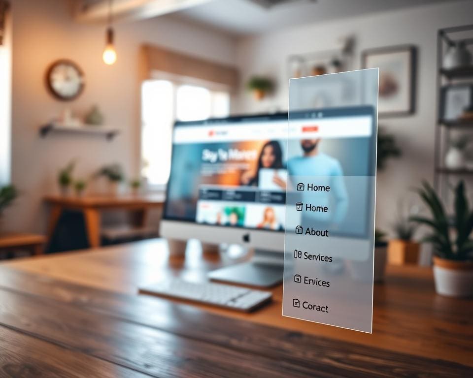 sticky menu websites