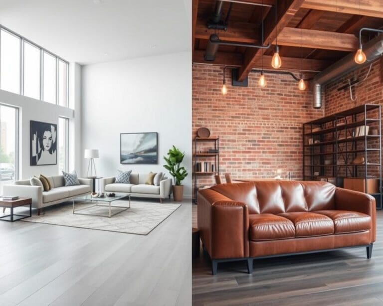 modern vs industrieel interieur