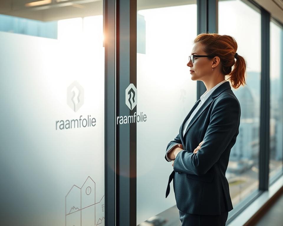 raamfolie branding