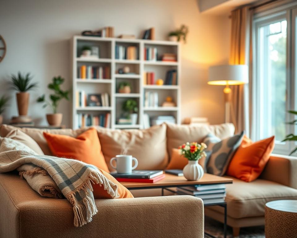 woonkamer gezellig maken