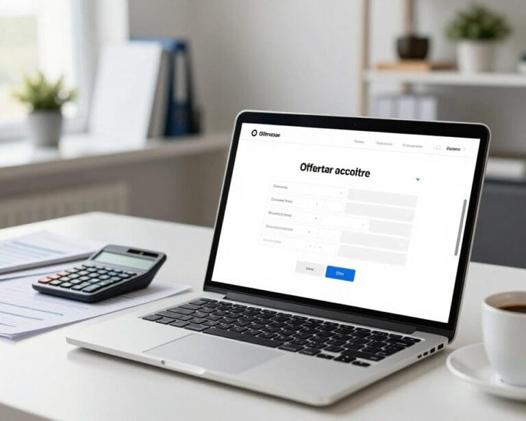offertecalculator website