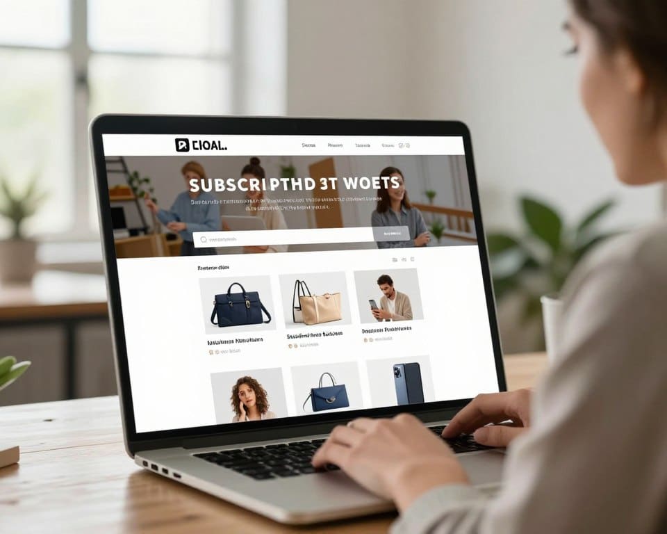 abonnement webshop